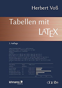 Tabellen mit LaTeX