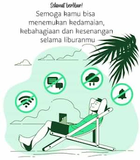 download gambar ucapan selamat berlibur