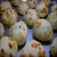 Pão de queijo caseiro e mineiro