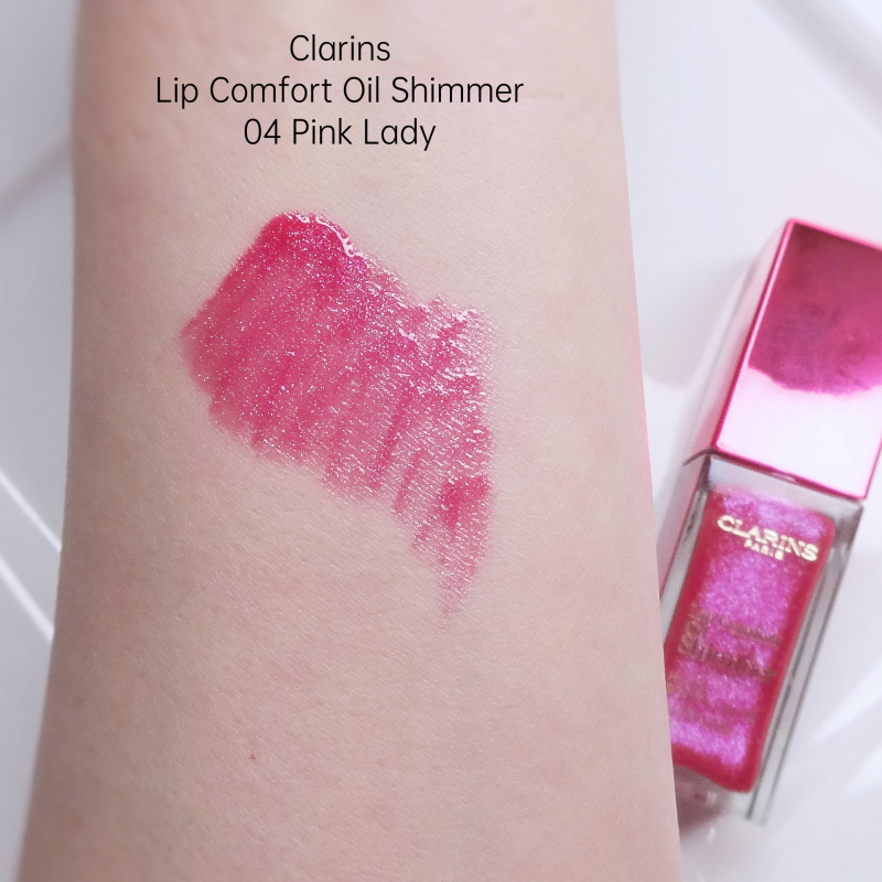 Clarins Lip Comfort Oil Shimmer 04 Intense Pink Lady