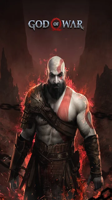 Papel de parede God of War Kratos iPhone Wallpaper