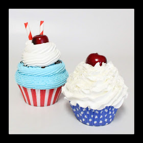 Artificial Decorative Cupcakes