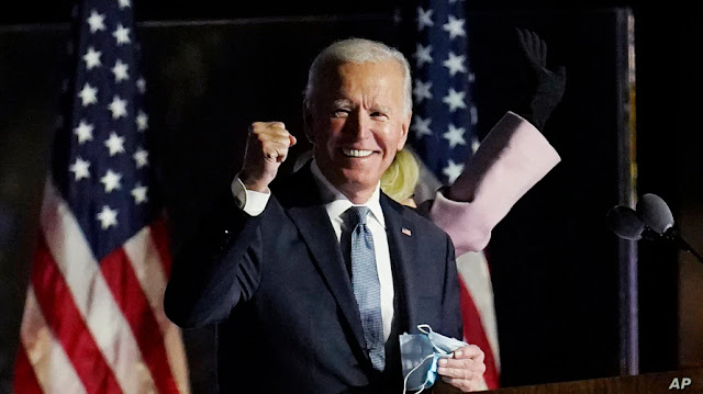 Joe Biden dari Partai Demokrat Jadi Capres yang Diproyeksikan Menang Pilpres AS 2020.lelemuku.com.jpg