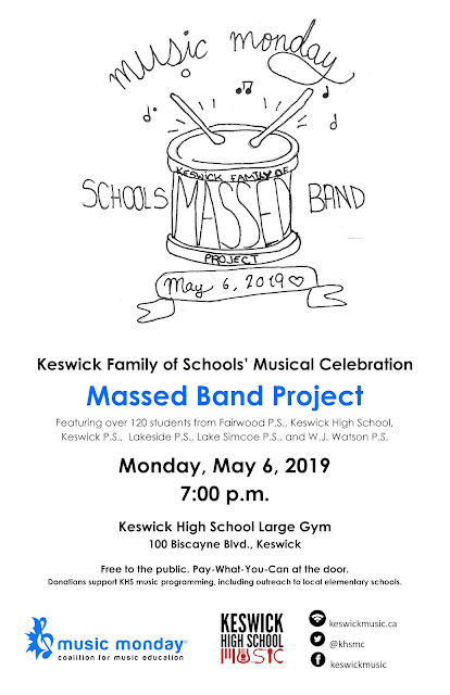 Massed Band Project 2019 Concert Poster