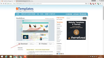 Cara Mengganti template Blogger 2017