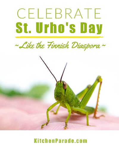 Celebrate St. Urho's Day with the Finnish diaspora on March 16th ♥ KitchenParade.com.