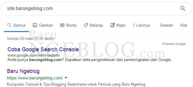 Cara Cek Artikel Blog Sudah Terindex Google atau Belum