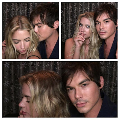 PLL bts episode 7x11 "Playtime" Haleb photo Ashley Benson and Tyler Blackburn