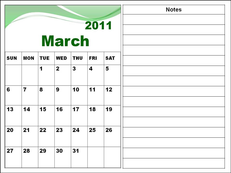 blank march calendar. lank monthly calendar march