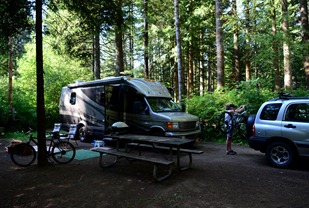 home for a couple of nights