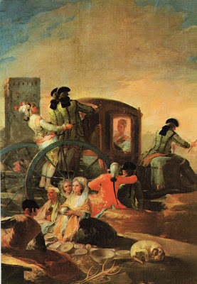 Postal de Museo del Prado, El Cacharrero, Goya. Editorial Savir.