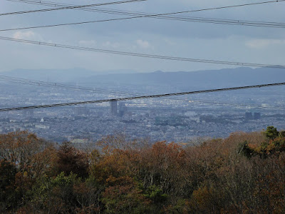 くろんど園地 展望台からの眺望 京都方向