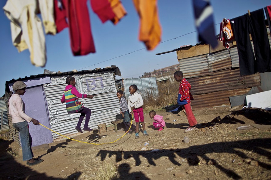 30 happy children from around the world who just love to play