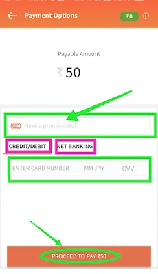 Freecharge add money option image