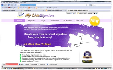 signature