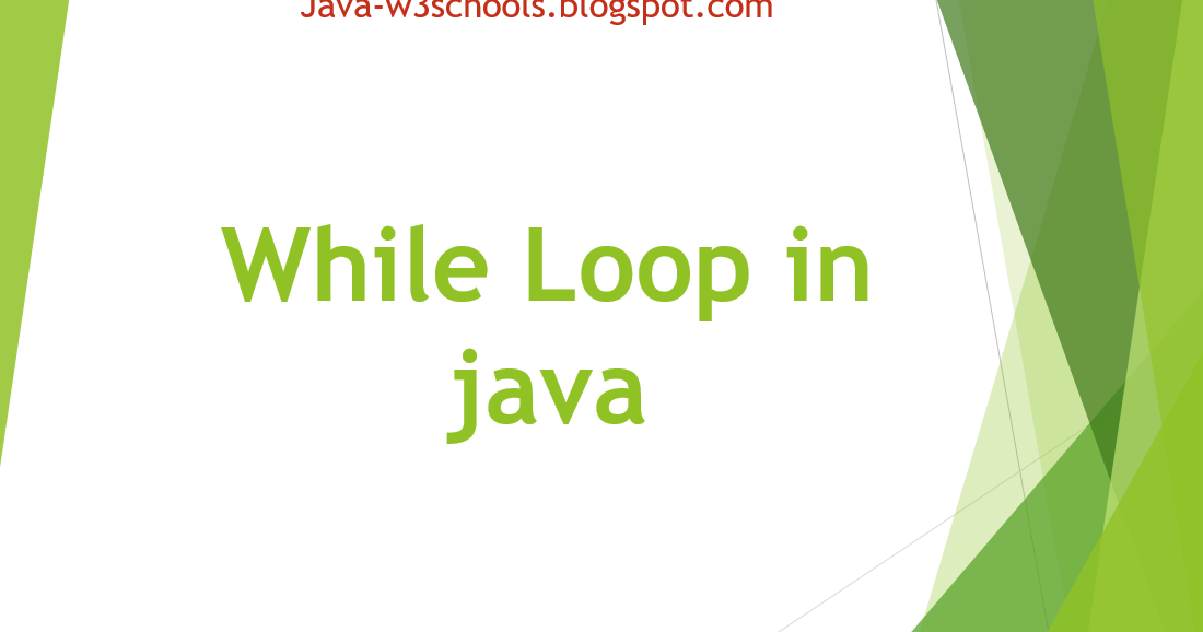Java While Loop - While loop Example Programs, Nested While Loop ...