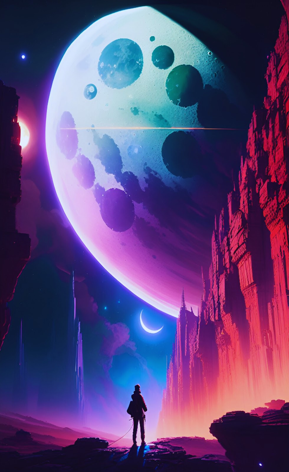 8K Quality Moon Wallpapers for Mobile By Cosmok
