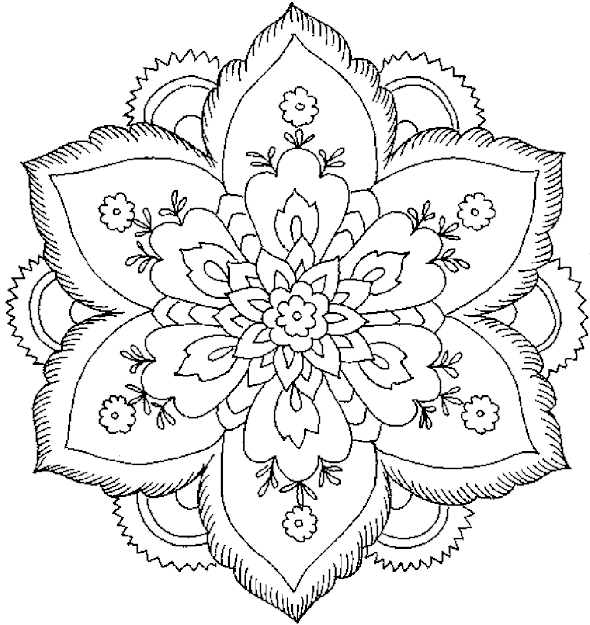 Abstract Coloring Pages For Adults  Printable Kids Colouring Pages
