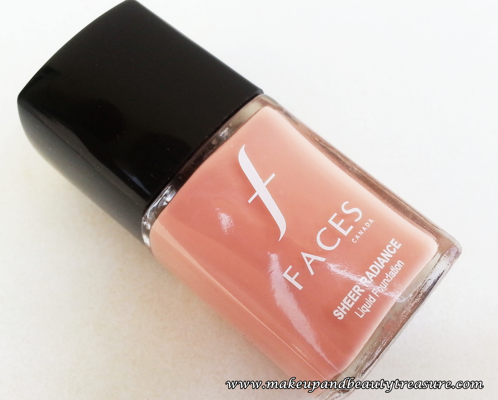 best makeup beauty mommy blog of india: Faces Canada Sheer Radiance Liquid  Foundation 'Sheer Rose' Review & Swatches