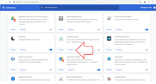 hapus ekstensi google chrome