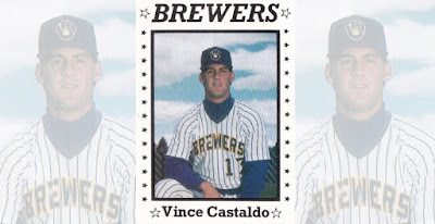 Vince Castaldo 1990 Helena Brewers card