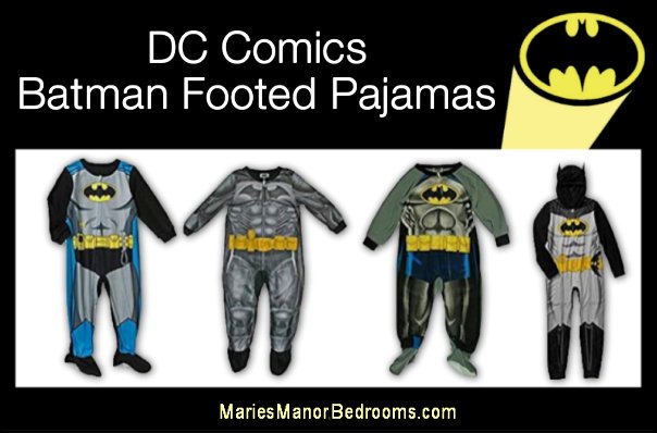batman pajamas DC Comics Batman Footed Pajamas superhero pajamas