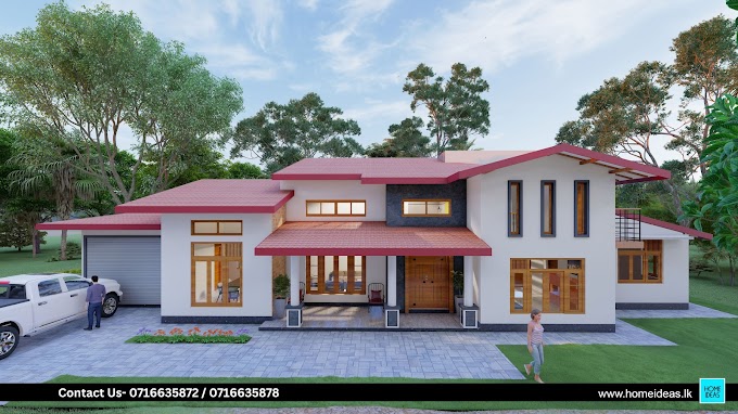 Single story 3 Bed room House Design@ Dambadeniya , Sri Lanka | 3 bed room House | Modern House design