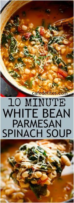 Bean Soup ready in 10 minutes is may kind of soup! Make a double batch and have plenty of leftovers for the weekly dinner rush!