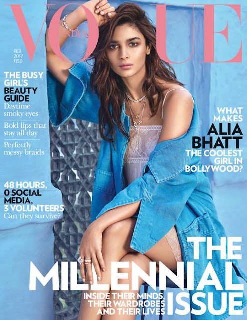 Alia Bhatt features on February cover of Vogue India