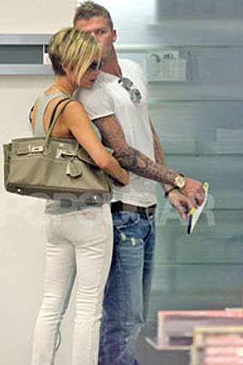 Victoria Beckham And David Beckham. Victoria and David Beckham