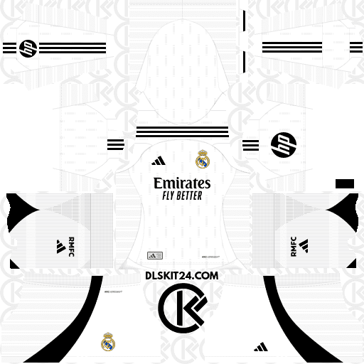 Real Madrid CF Kits 2024-2025 Adidas Leaked - Dream League Soccer (Home)