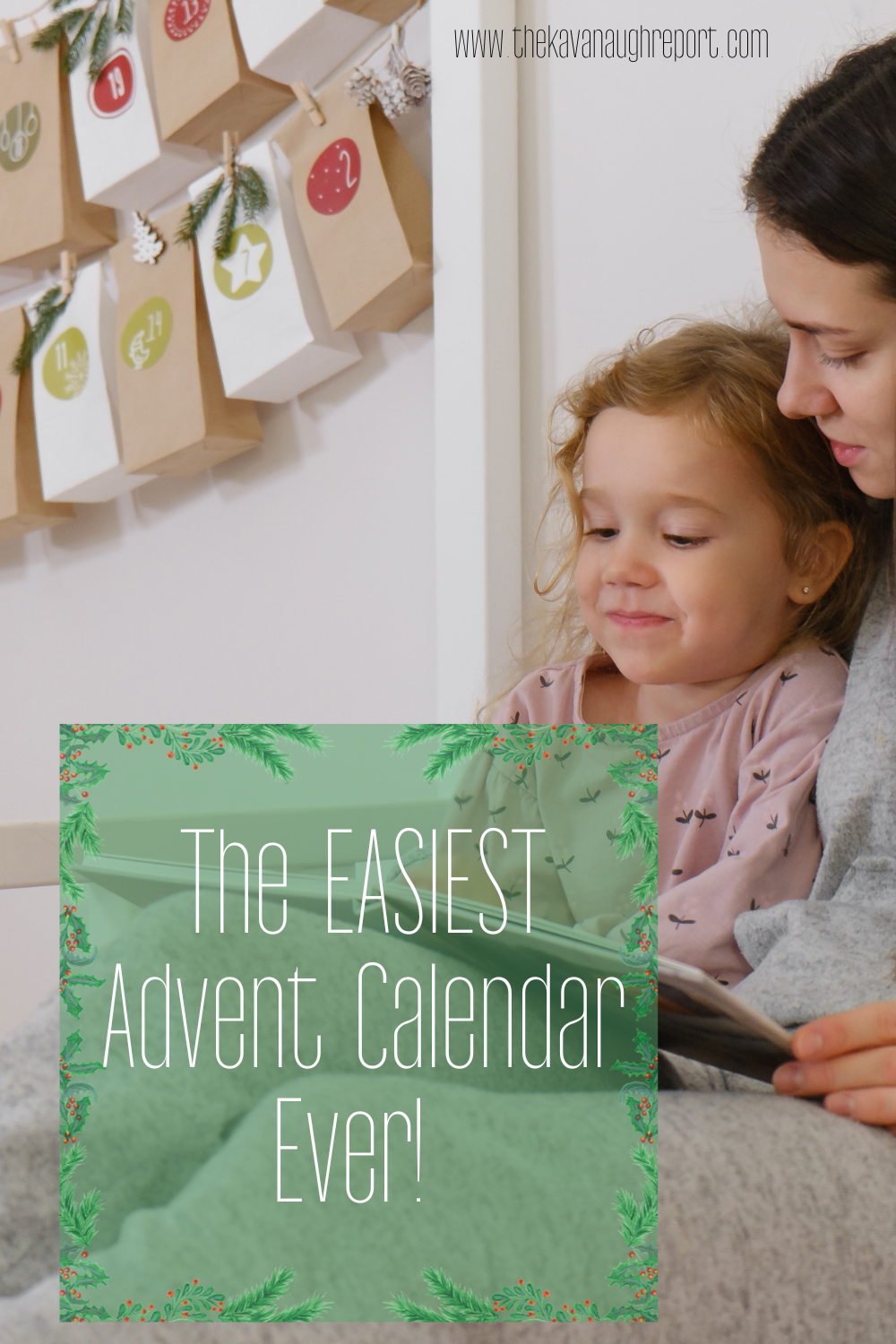 All you need is one Christmas book a day for this super easy advent calendar! Click to read all about how we use holiday books in our Montessori home as our advent calendar. Plus 24 great Montessori friendly book suggestions to try this advent season!