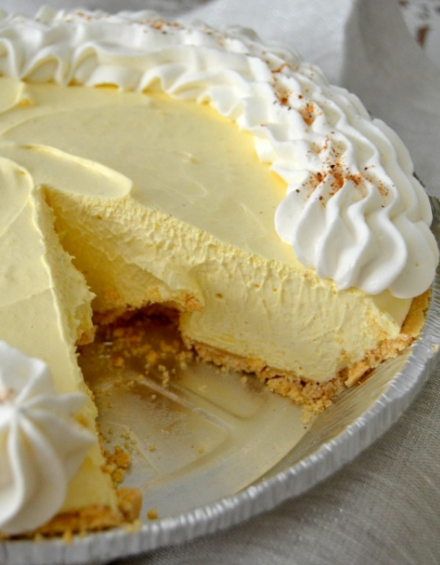 No-Bake Eggnog Cream Pie