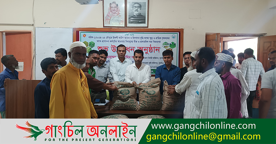 সুবর্ণচরে প্রায় ৫ হাজার কৃষককে আউশ প্রণোদনা প্রদান