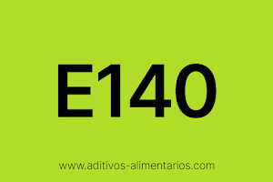 Aditivo Alimentario - E140 - Clorofilas y Clorofilinas