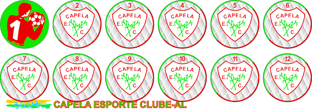 CAPELA ESPORTE CLUBE-AL 500+ ESCUDINHOS PLACAR ESCUDO BOTÃO ARTE BOTÃO FUTEBOL BOTÃO GULIVER TIME BOTÃO GULIVER JOGO BOTÃO GULIVER