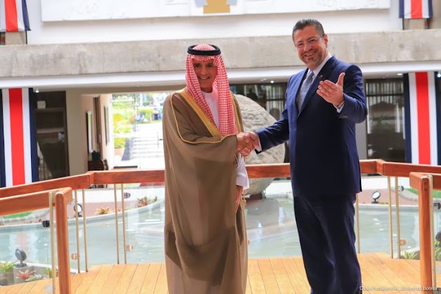 Ministro de Estado de Arabia Saudita para Asuntos Exteriores, Costa Rica y Reino de Arabia Saudita estrechan lazos de cooperación en temas de inversión