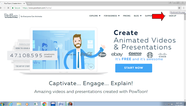 Membuat materi powerpoint menarik dengan powtoon