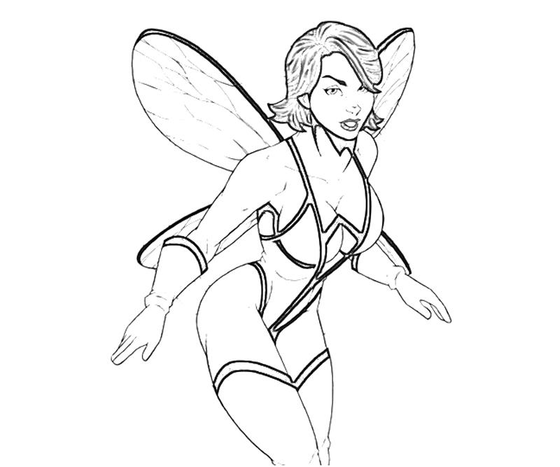 printable-x-men-wasp-character_coloring-pages