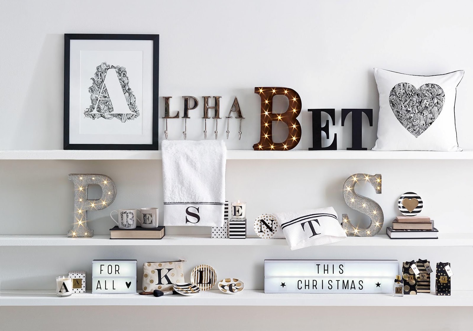 Alphabet Inspired Home Accessories From Next Home ...