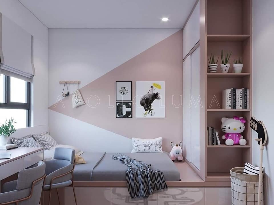 Thiết kế nội thất căn hộ 2PN+1 Vinhomes Smart City phong cách hiện đại