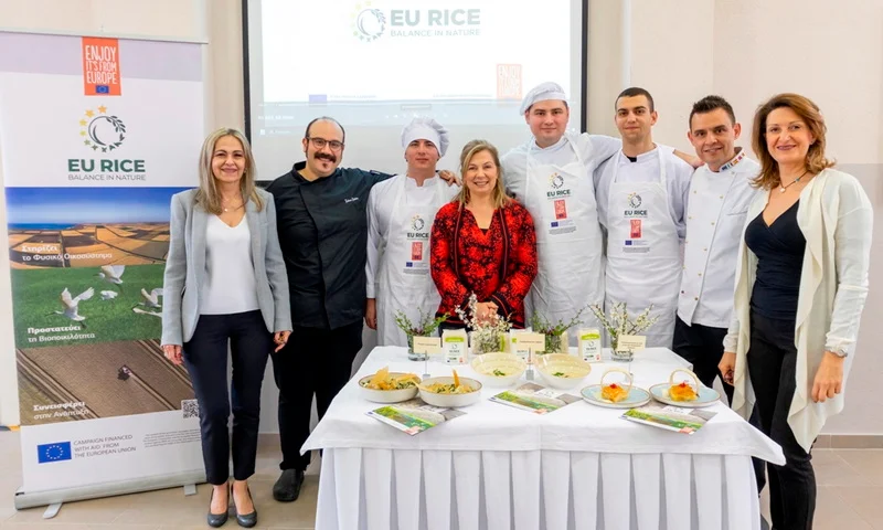 EU RICE: Εκπαιδευτικό σεμινάριο στο ΔΙΕΚ Τουρισμού Αλεξανδρούπολης με θέμα το ευρωπαϊκό ρύζι