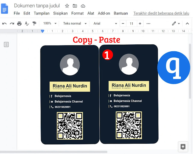 Free Name Tag Docx : Cara Membuat Name Tag Dengan Word