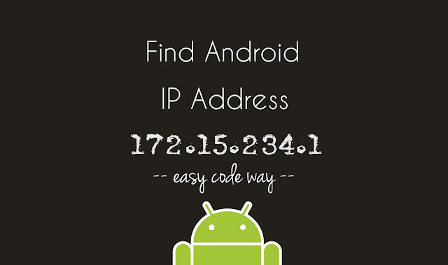 Find IP Address of Android Phone