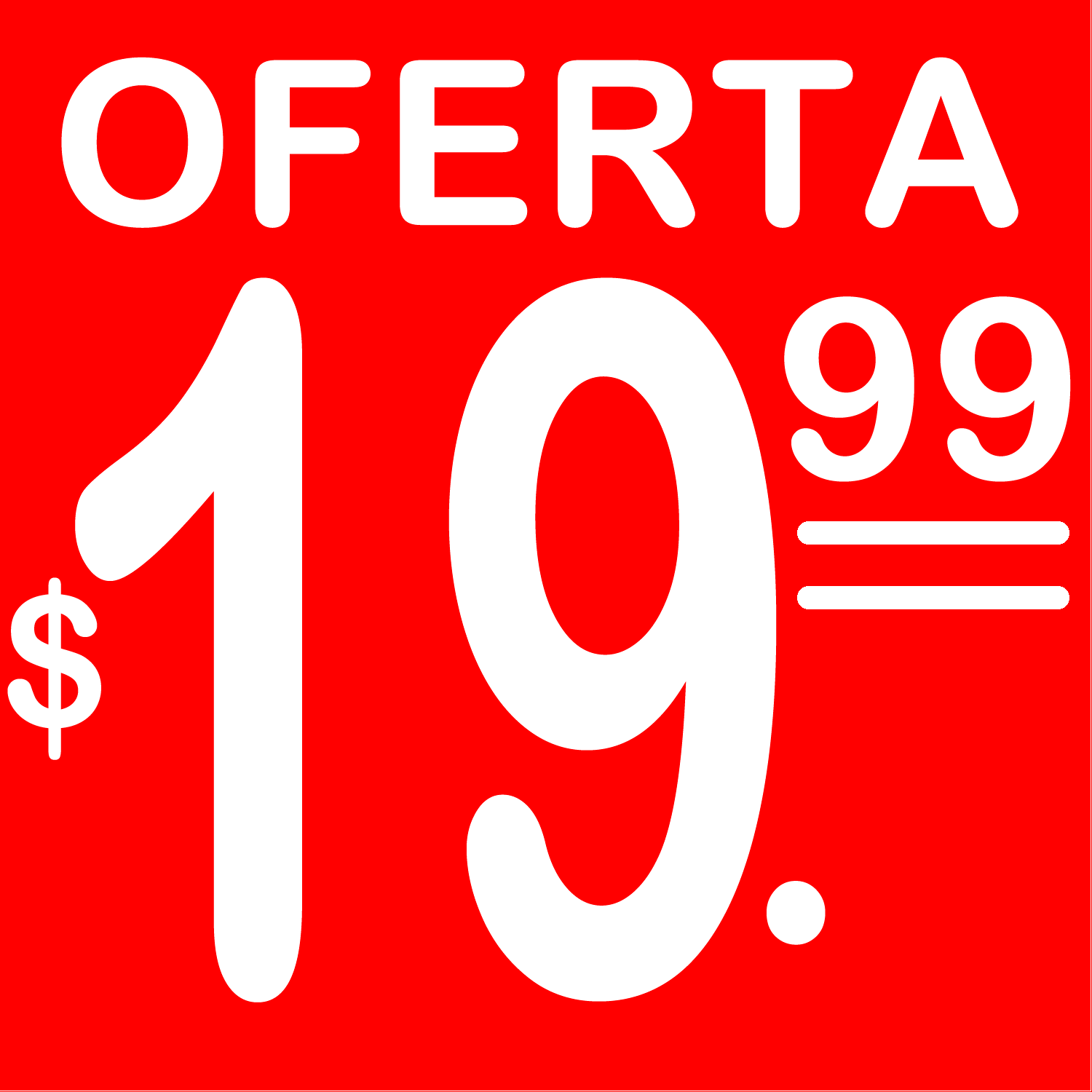 Carteles de Precios de Ofertas para Imprimir