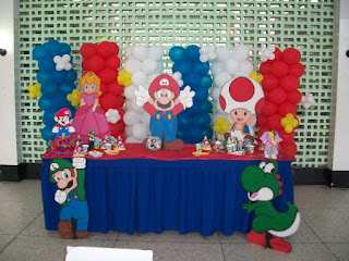 Fiestas Infantiles Decoradas con Mario Bros