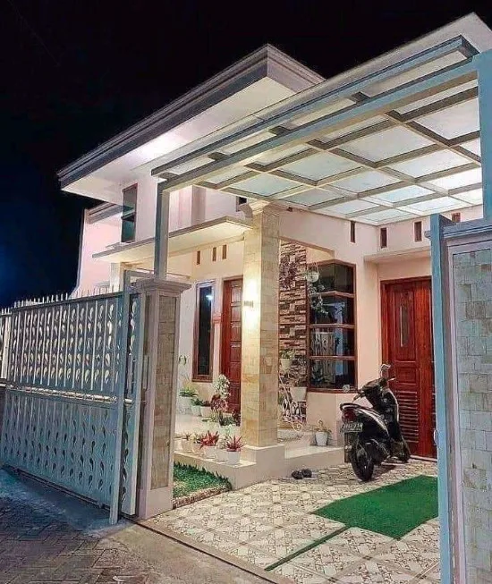 teras rumah minimalis