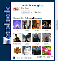 Cara Memasang fanpage facebook Di Blog