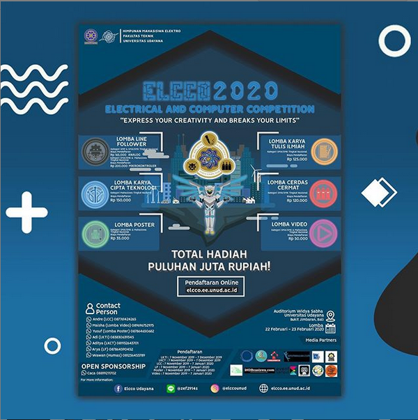 ELECTRICAL AND COMPUTER COMPETITION 2020 oleh Universitas Udayana