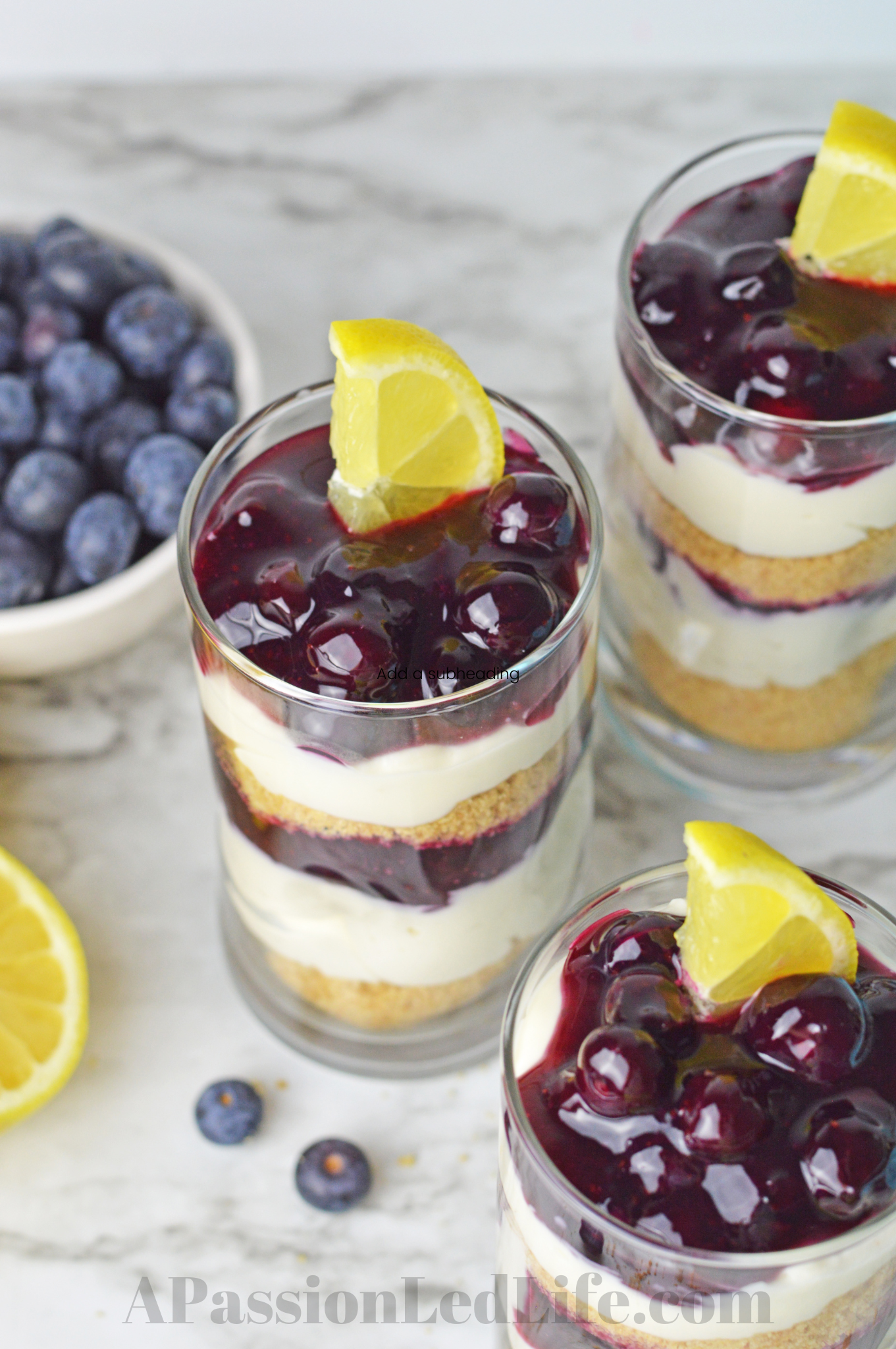 three parfaits